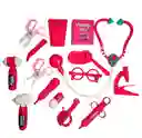 Set Kit Medico Doctora Juguete Utencilios Estetoscopio Niñas