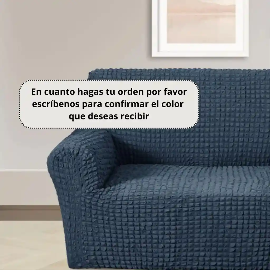 Protector De Sofá Elástico Taupe 2 Puestos Unicolor