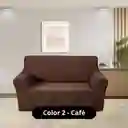 Protector De Sofá Elástico Taupe 3 Puestos Unicolor