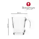 Mug Taza Borgonovo Conic 310 Ml Vidrio