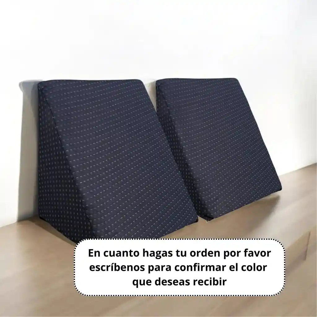 Set X2 Cojin Triangular Ortopédico Tv