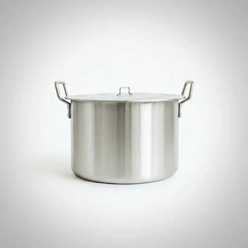 Olla Grande 31 Litros Extra Fuerte 40x25 Institucional Aluminio