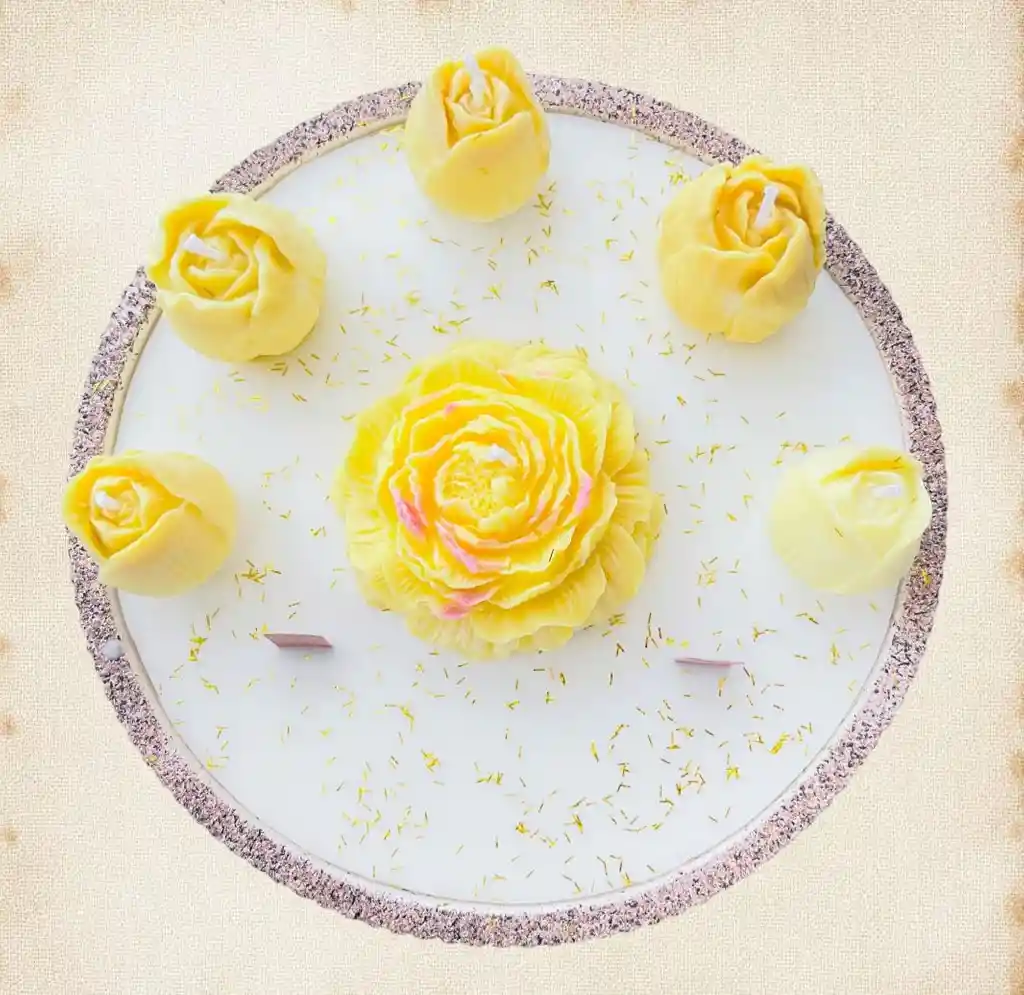 Vela Jardin De Tulipanes - Vela Aromatizante Y Decorativa