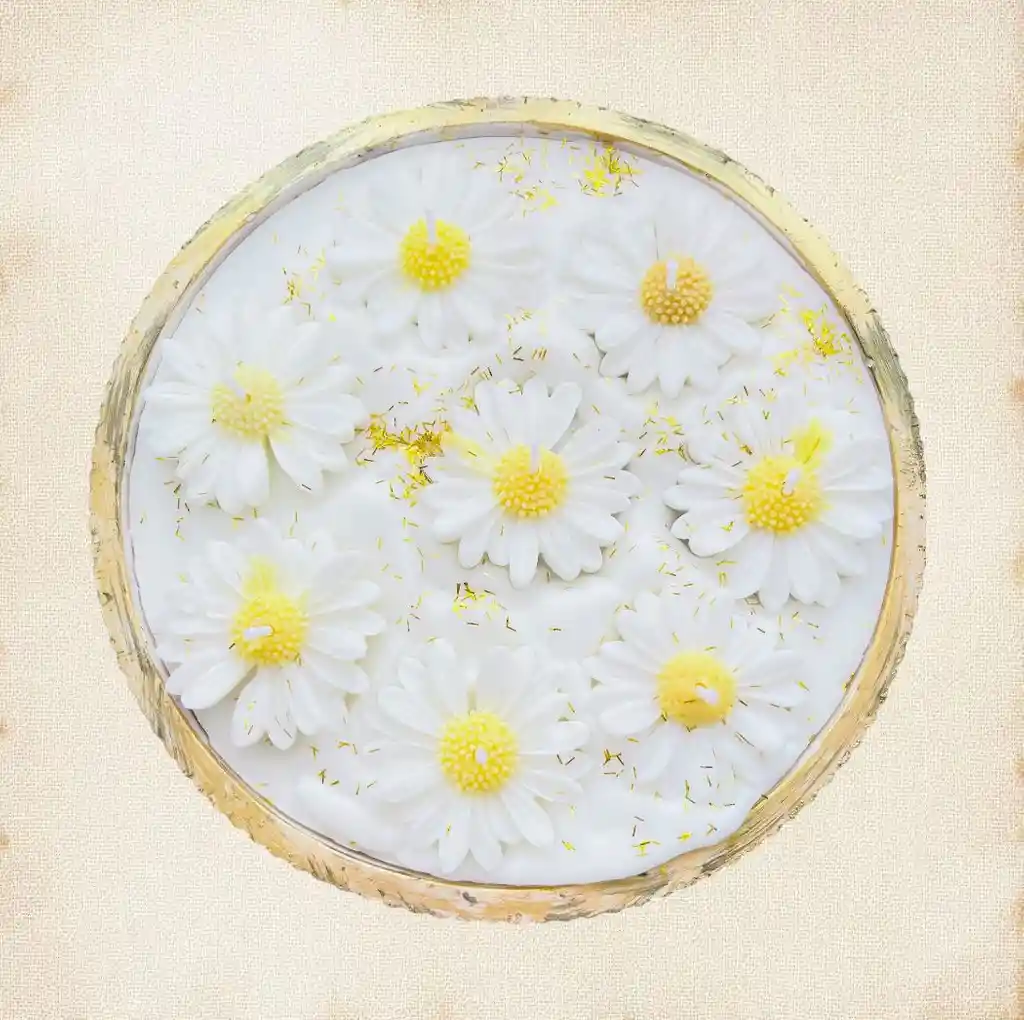 Vela Jardin De Margaritas - Vela Aromatizante Y Decorativa