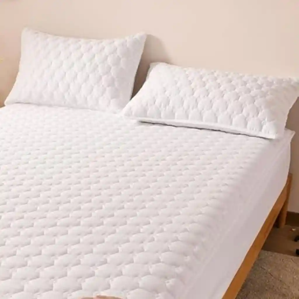 Combo Protector Colchon Termosellado Semidoble Y 2 Protectores Para Almohada