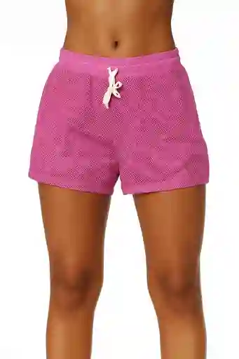 Short Con Cintura Elástica Amarre Con Cordón ,en Ojalillo Talla Unica