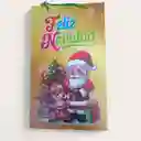 Bolsa De Regalo Jumbo Kraft Motivos Navideños 52x31 Cm