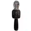 Micrófono Inalambrico Negro Karaoke Bluetooth Altavoz