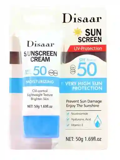 Protector Solar En Crema Spf 50 Control Grasa 50g