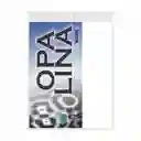 Cartulina Opalina 180 Gramos Tamaño Oficio X 25 Hojas Blanca