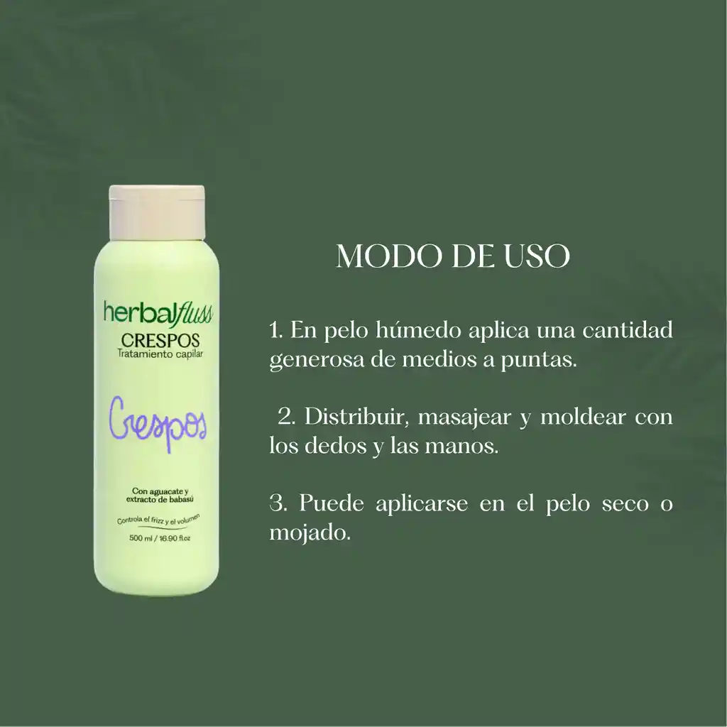 Tratamiento Crespos Herbalfluss 500ml