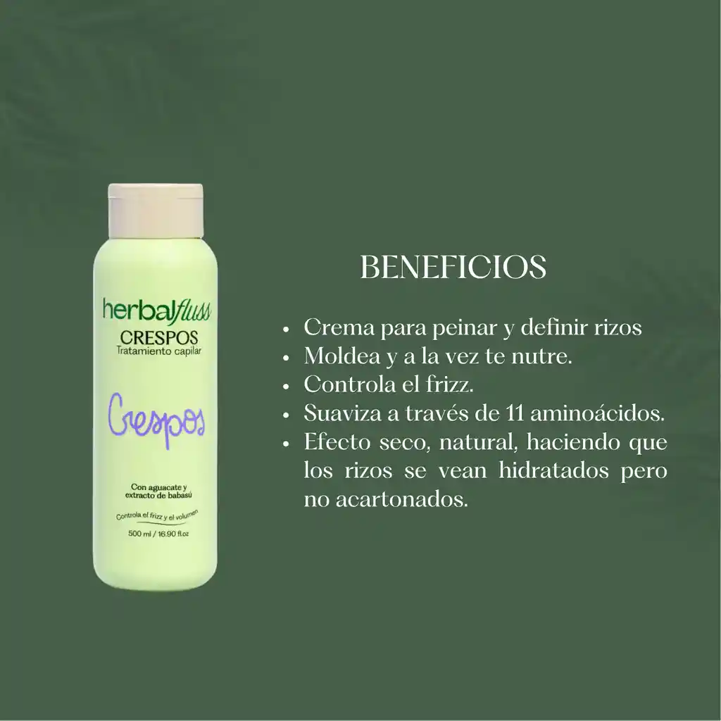 Tratamiento Crespos Herbalfluss 500ml