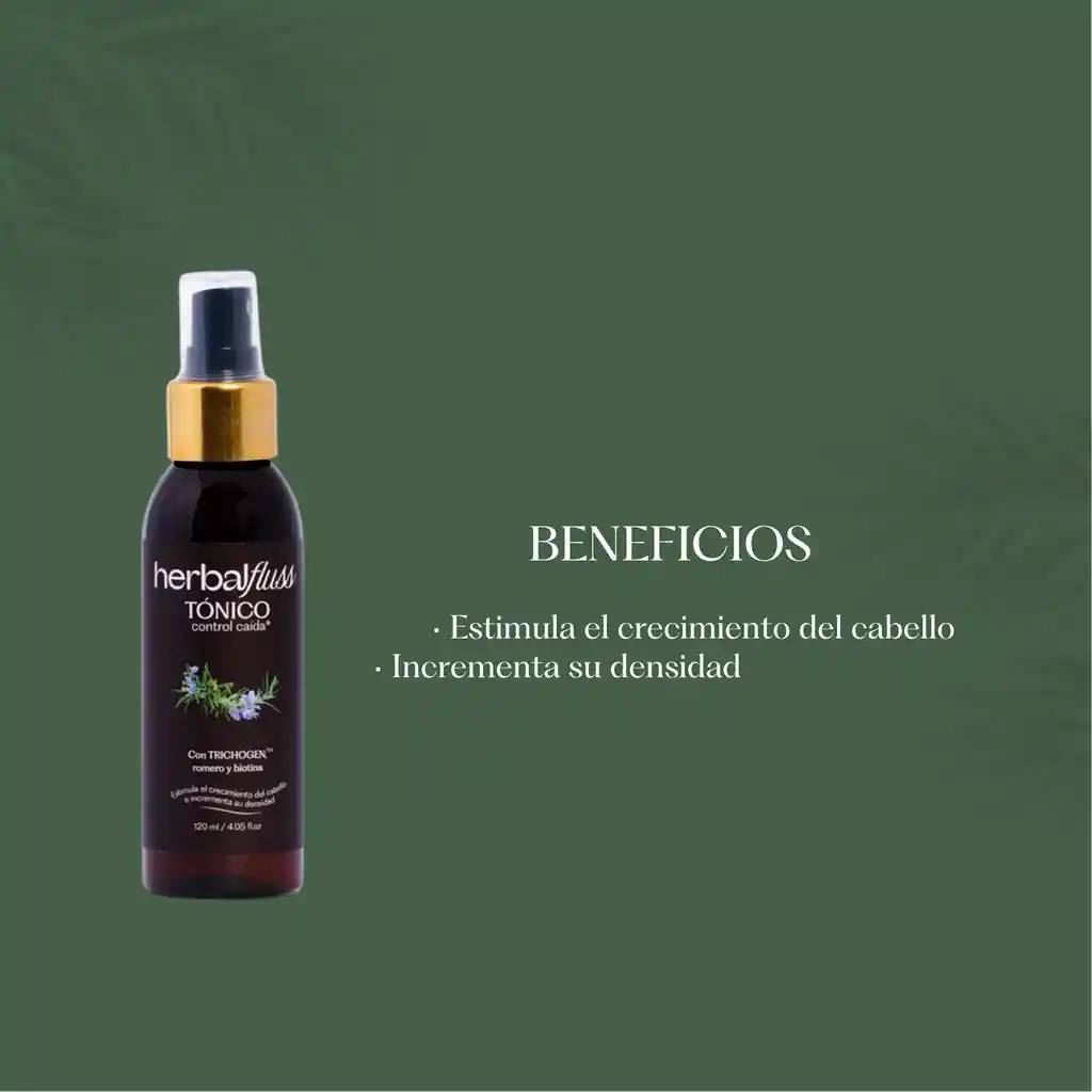 Tónico Herbalfluss Romero Y Biotina 120ml