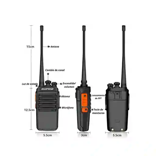 Radio De Comunicaciones Bf E50