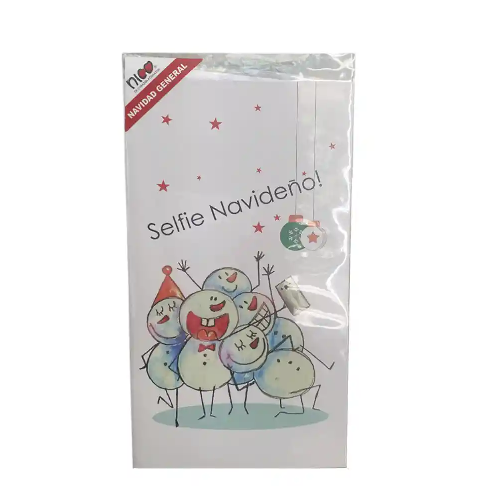 Tarjeta Nico Con Sobre Para Navidad