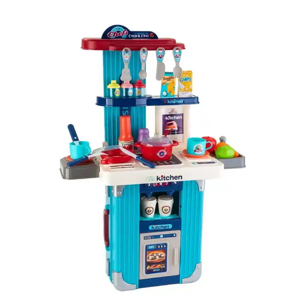 Cocina De Juguete Con Accesorios Y Estufa Para Niños 008- 10
