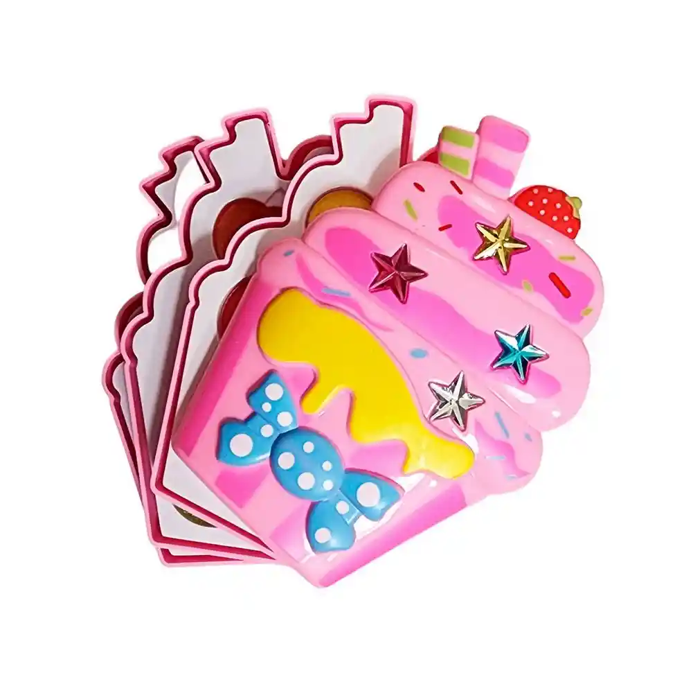 Kit De Maquillaje Cono Niñas Juguete Princesas Pinta Uñas