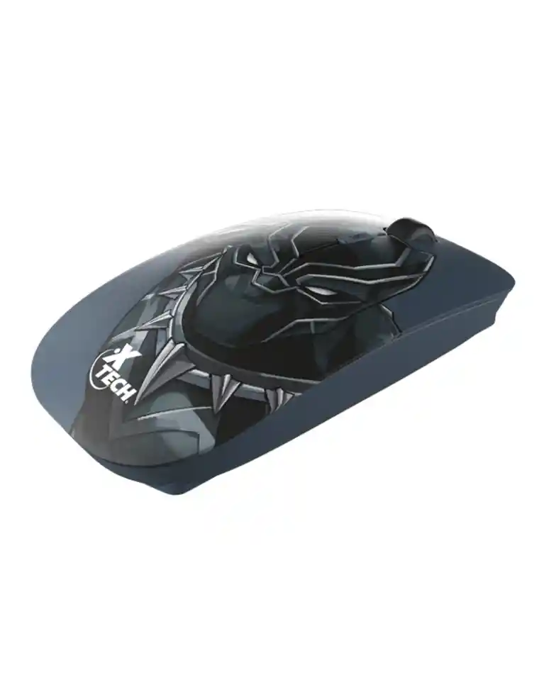 Mouse Inalámbrico Xtech Marvel Edición Pantera Negra