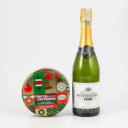 Vino Baron Rotherg + Galleta Greco 750 Ml