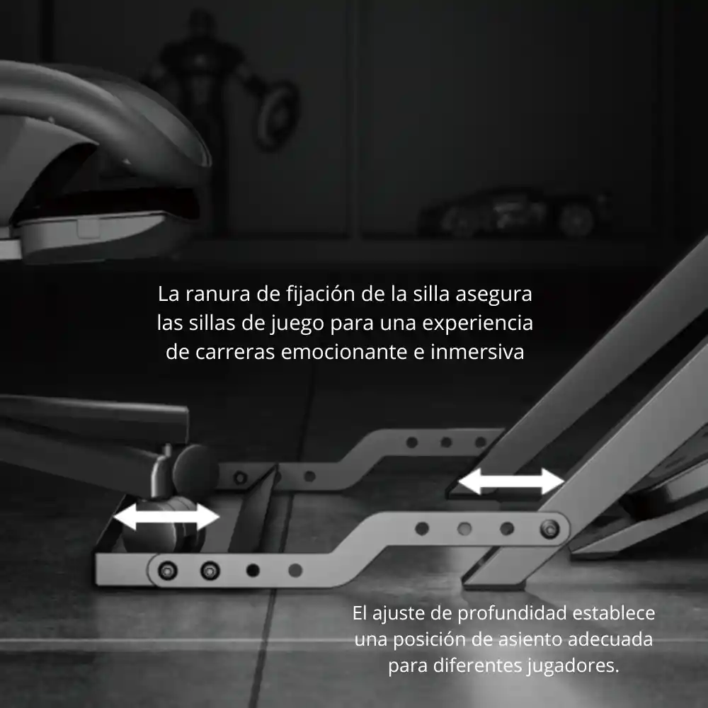 Soporte Universal Plegable Para Simulador Timón Y Palanca Techgo Sptg-05, Compatible Logitech Y +