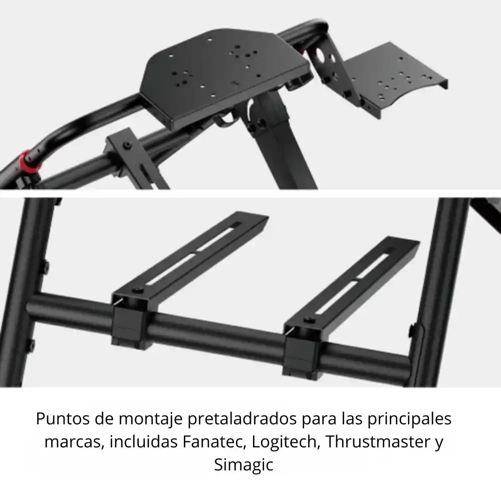Soporte Universal Plegable Para Simulador Timón Y Palanca Techgo Sptg-05, Compatible Logitech Y +