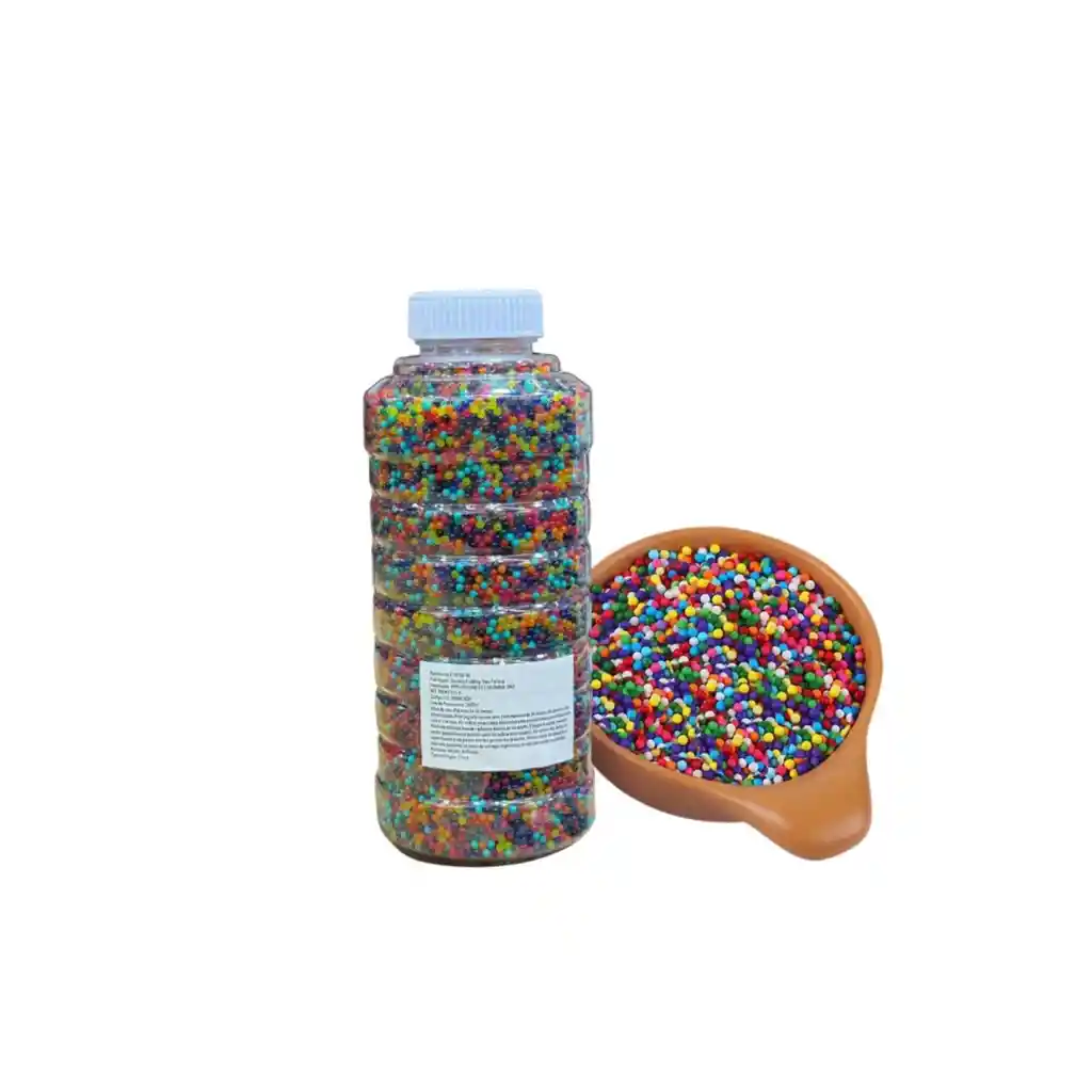 Tarro De Bolas Hidrogel X60mil Bolas Multicolor