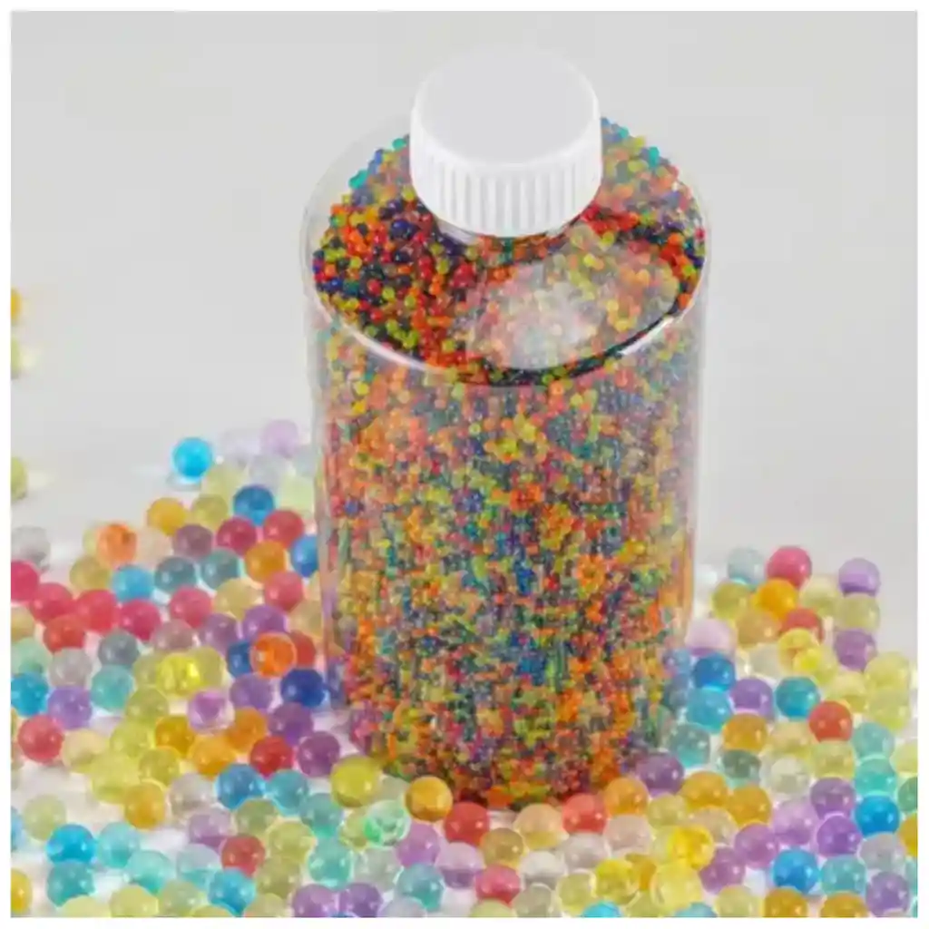 Tarro De Bolas Hidrogel X60mil Bolas Multicolor