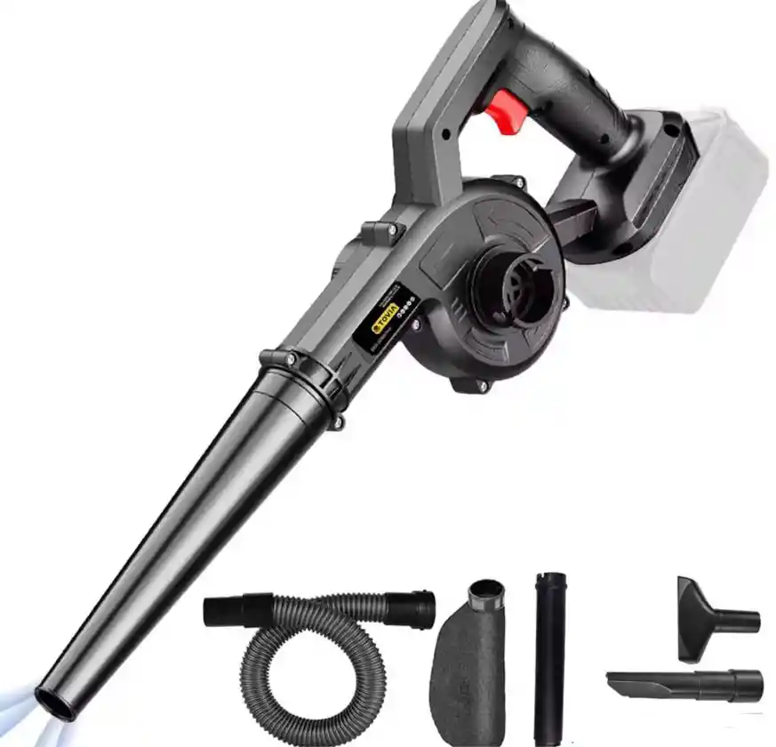 Aspirador Y Soplador Inalámbrico Con 4 Boquillas Para Limpieza