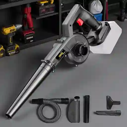 Aspirador Y Soplador Inalámbrico Con 4 Boquillas Para Limpieza