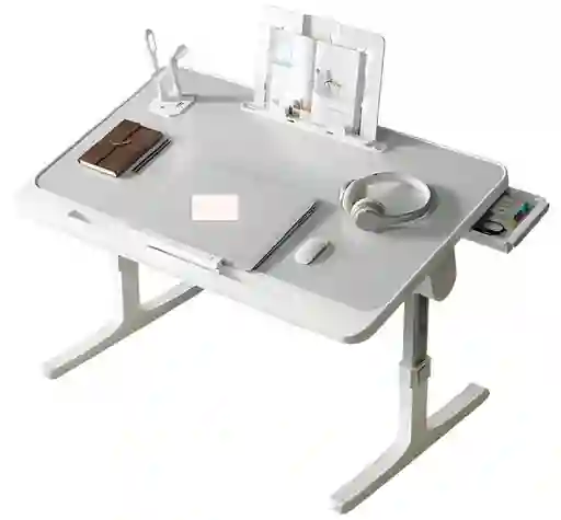 Mesa Laptop Ajustable Con Luz Ergonómica Trabaja En Casa Para Cama Estudió Innovo