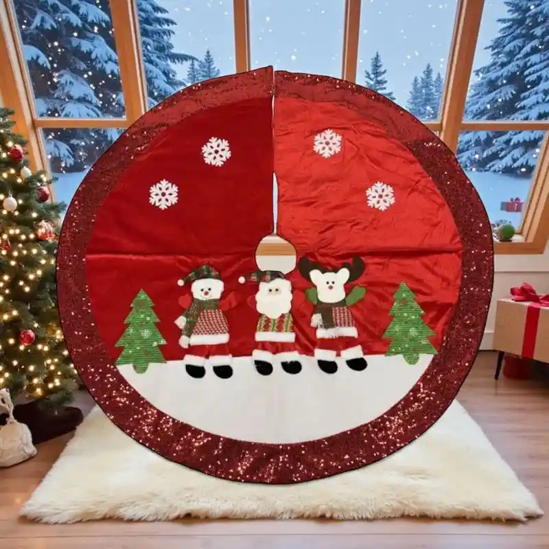Pie De Arbol Navideño 120cm