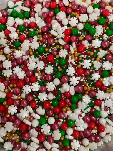 Grageas Copos De Navidad Variado X 100gr.