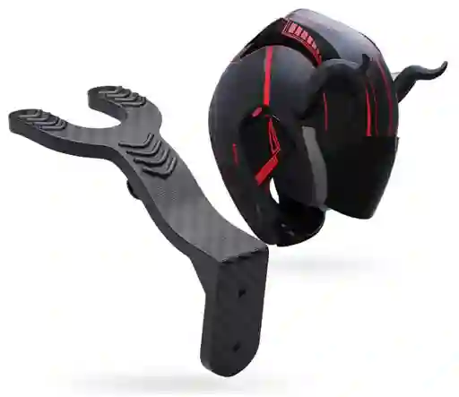 Soporte De Pared Para Casco Moto Y Llaves Gancho Resistente Abs Antideslizante