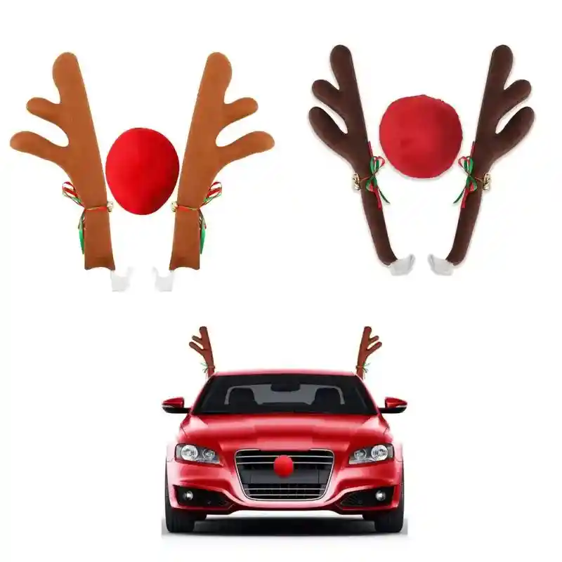 Kit De Cuernos De Reno Para Carro