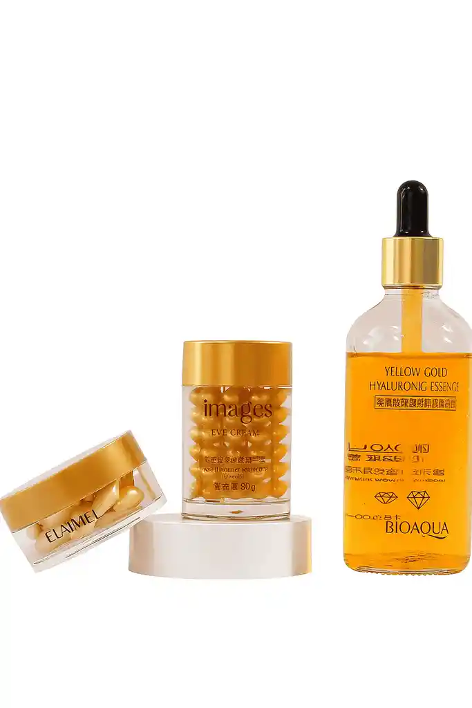 Combo 24k Poros Abiertos Bioaqua X3 Productos