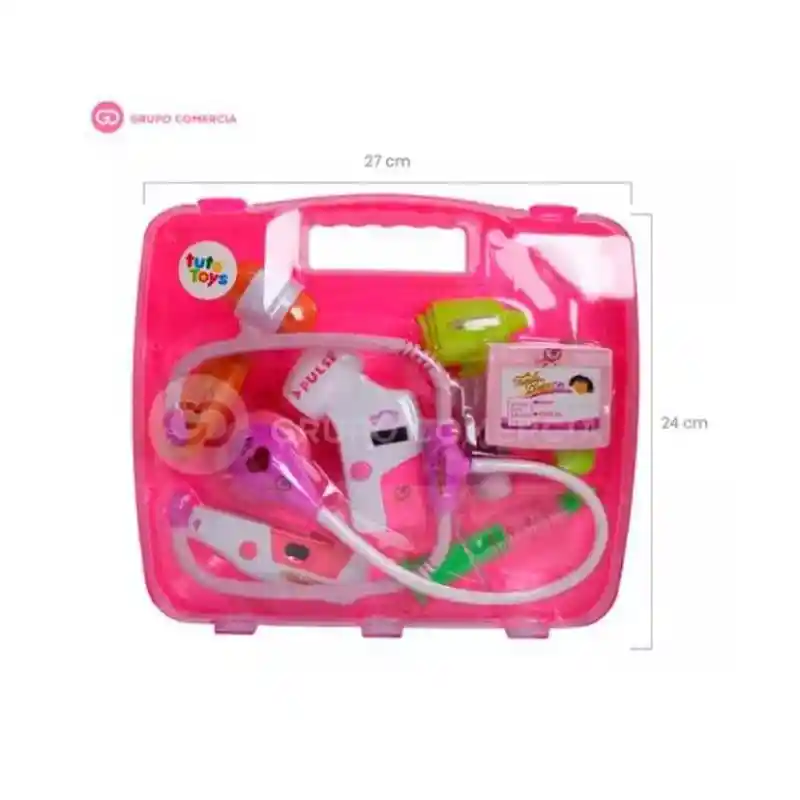 Kit Set Maletin De Doctor Juguete Niños 7 Piezas Con Luz Y Sonido