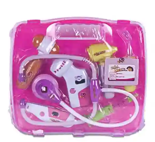 Kit Set Maletin De Doctor Juguete Niños 7 Piezas Con Luz Y Sonido