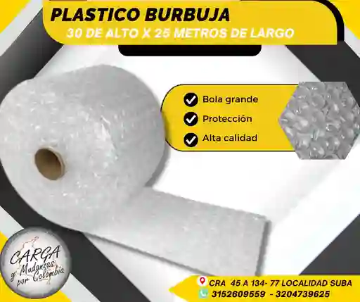 Plástico Burbuja-papel Burbuja Bola Grande Por Rollol 30cmx25mtrs-empaque Y Embalaje Para Mudanza