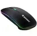 Mouse Inalámbrico Recargable Jertech 1600 Dpi Con Doble Conexión Usb + Bluetooth