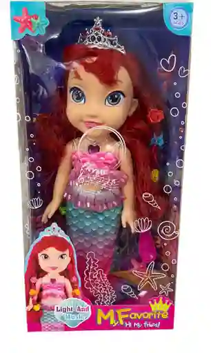 Muñeca Juguete Sirenita Con Luces Y Sonido