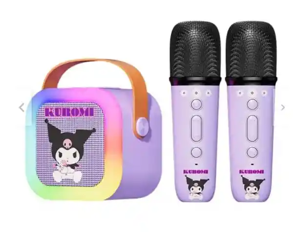 Karaoke Kuromi Doble Micrófono