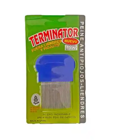 Peine Para Piojos Liendres Terminator
