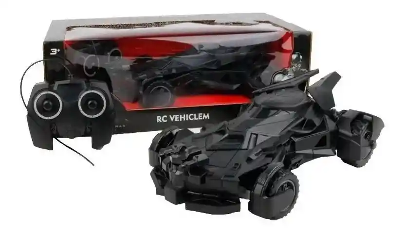 Batimovil Juguete Carro Control Remoto Para Niños