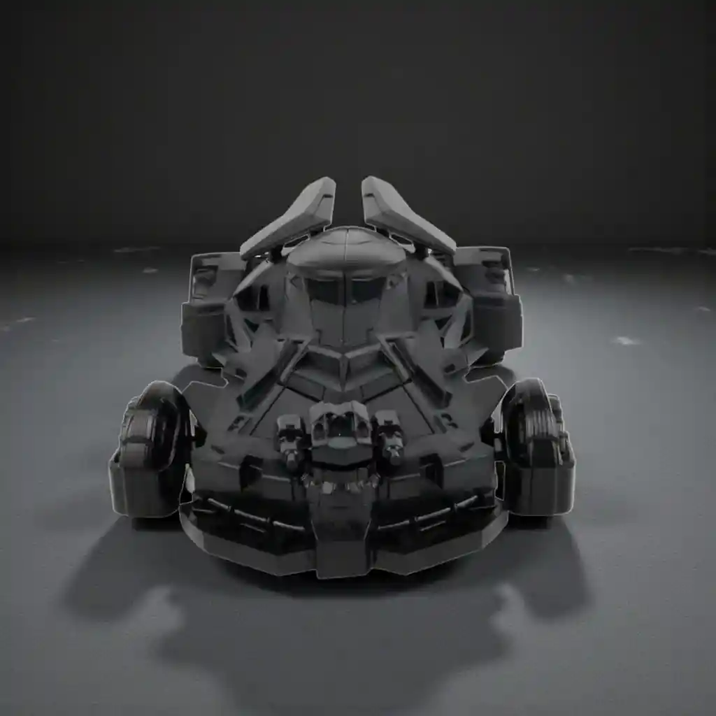 Batimovil Juguete Carro Control Remoto Para Niños