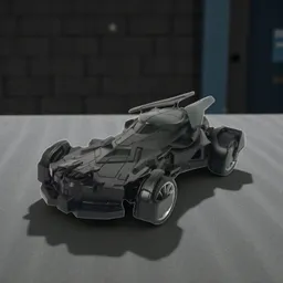 Batimovil Juguete Carro Control Remoto Para Niños