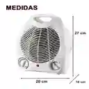 Calefactor Con Ventilador 2 En 1 Control Temperatura Portatil