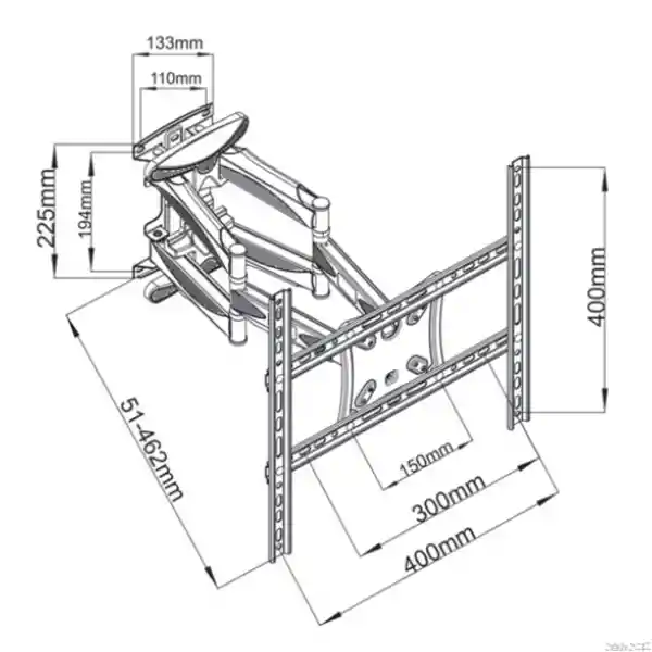 Soporte P5 De Pared Para Tv De 32" A 65"
