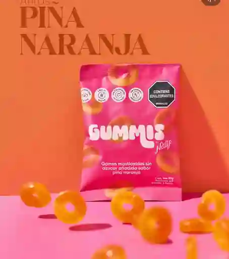 Natif Gummis Aros Sabor Piña Naranja 50g