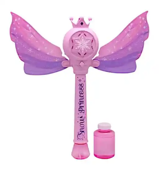 Juguete Varita Mágica Princesas Burbujero Didáctico