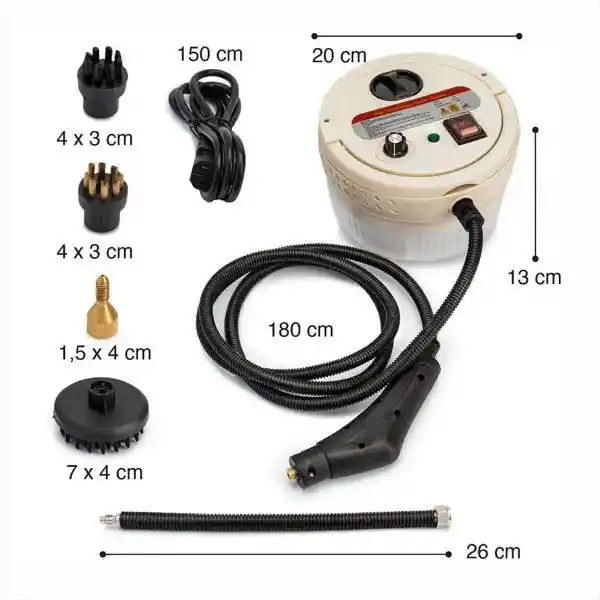 Limpiadora A Vapor Portátil 3000w
